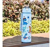 TEMU Un pequeño dinosaurio coche taza de taza de paja taza de gran capacidad deportiva al portátil adecuada para acampar y temporada escolar taza de viaje