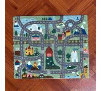 TEMU Un pequeño tapete decorativo para una casa de muñecas, con un diseño medieval, ideal para fotografía de en miniatura con