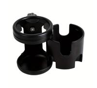 TEMU Un portavasos universal con estante de almacenamiento para cochecitos de bebé dos en uno, vehículos eléctricos y bicicletas, adecuado para biberones, vasos de agua y té .