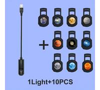 TEMU Un proyector de planetas LED, con 10/6/3 planetas y imágenes intercambiables, un proyector LED giratorio de que la , Mercurio, y . Es un regalo para la decoración de la habitación o como de foto.