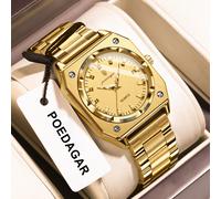 TEMU Un reloj de cuarzo elegante para mujer con correa de acero, para fiestas casuales