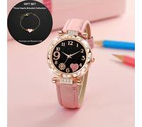 TEMU Un reloj de cuarzo elegante y encantador - Sin