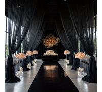 TEMU Un Rollo de 50 Metros de Tul Ultra-Longo con Flexibilidad para Decoración de DIY - , Pasillos, Escaños, , Escenografía y Techo. Adornos para y Aniversarios