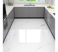 TEMU Un rollo de 80 cm de ancho de lujoso adhesivo de de mármol para pisos de cocina, de PVC, impermeable y autoadhesivo, adecuado para pisos de baños y aseos con una fácil aplicación