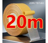 TEMU Un rollo de cinta de cara de PE de 787.4 pulgadas con un adhesivo , adecuado para paredes, malla de fibra de vidrio, madera, plástico y superficies metálicas