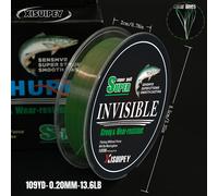 TEMU Un rollo de línea de pesca de fluorocarbono de calidad que se invisible en , de color diferentes iluminaciones, adecuado para la pesca en hielo y la pesca , y a diversas técnicas de pesca