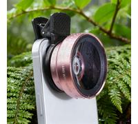 TEMU Un set completo de lentes para fotografía y edición de video para smartphone, que un lente gran de 0.45X y un lente macro de 12.5X, para vacaciones , viajes y adiciones creativas de fotografía