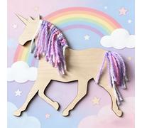 TEMU Un set de 12 decoraciones de madera con forma de unicornio, perfectas para colgar en tu hogar, ideales para fiestas, y celebraciones navideñas. Aportan un encantador a la decoración festiva.