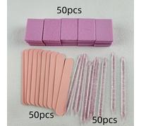 TEMU Un set de 150 herramientas desechables para uñas que una lima de uñas pequeña, un tampon, y un para uñas, ideal para pulir joyas