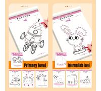 TEMU Un set de 2 libros de dibujo " ", con 160 tipos de ejercicios, ideal para entrenar la capacidad mental, la concentración y la . Un regalo para y .