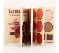 TEMU Un set de 43 colores que 4 capas de de ojos, , y iluminador, con mate, naturales y brillantes, con una adecuada para diversas ocasiones y como regalo.