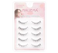 TEMU Un set de 5 de de visón sintético de natural, con un C para un "baby bend", perfectas para un look de maquillaje natural y . Ideales para principiantes y fáciles de reponer, aptas para .