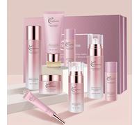 TEMU Un set de cuidado de la piel con triple de ergotamina, y blanca, diseñado para la hidratación y el de la piel. Es y no , adecuado para todo tipo de piel, para el cuidado facial diario.