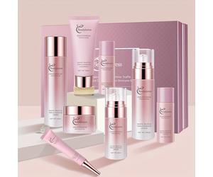 TEMU Un set de cuidado de la piel con triple de ergotamina, y blanca, diseñado para la hidratación y el de la piel. Es y no , adecuado para todo tipo de piel, para el cuidado facial diario.