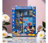 TEMU Un set de papelería temático de Disney y Elsa Princesa de 6 piezas, que una regla, lápices, un cuaderno y una de regalo de suministros de dibujo - para bolsas de regalo de fiestas navideñas