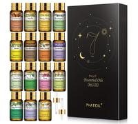 TEMU Un set de regalo de 15 aceites esenciales sin alcohol, para usar en difusores, humidificadores, fabricación de jabón y velas, y como regalos