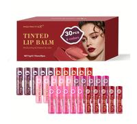 TEMU Un set de regalo de 30 bálsamos labiales que hidratante , transparentes y un acabado y , para el maquillaje de mujer y como un set de regalo premium.