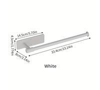 TEMU Un soporte de papel toalla de pared que también como estante de almacenamiento para rollos de cocina, papel film y paños de cocina, diseñado para ahorrar en tu baño o cocina.