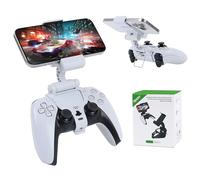 TEMU Un soporte para teléfono móvil para mandos de PS5, con una pinza de juego ajustable compatible con Dualsense de PS5, que ajustes de dual y extensibilidad