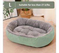 TEMU Un tapete ovalado para perros, una cama para perros, un para descansar para perros, de material de felpa