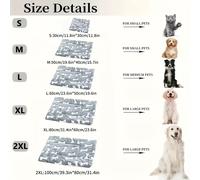 TEMU Un tapete para dormir para mascotas con un de hueso , y para gatos y perros, con un diseño de cara, adecuado como para dormir como para sentarse, con un estilo de dibujos animados lindo