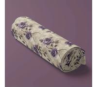 TEMU Un telón de de tela de 39*59 pulgadas (100X150 cm) con temática de Halloween, estilo gótico con rosas moradas y un vintage . como , texto , rosas y calaveras crean un y lujoso.