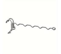 TEMU Un tendedero de ropa de acero inoxidable con 5 ganchos desmontables - un colgador que ahorra para el dormitorio, el baño, y , adecuado para viajes portátiles, hoteles y residencias estudiantiles.