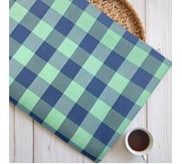 TEMU Un trozo de tela a cuadros es para coser y decorar el hogar con textiles, ideal para hacer almohadas, bolsos, manteles y pañuelos para la cabeza, con una calidad y cómoda