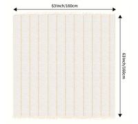 TEMU Un trozo que mide 1.6X1.6M y 1.0X1.0M, de práctico tejido afelpado con líneas marcadas espaciadas 1 , adecuado para pistolas de tufting