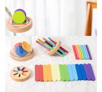 TEMU Un vaso de clasificación que sincroniza la coordinación ojo- con el reconocimiento . La acción de insertar ligada a la del . el juego de clasificación en una lección sobre colores y matemáticas.