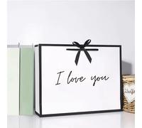 TEMU Una bolsa de regalo que dice '', de papel, y plegable, para ir de compras, ideal para novias, novios, esposos, esposas y