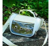 TEMU Una bolsa portátil para hámsters y loros, y fácil de transportar, se puede llevar en la o sobre la espalda, cómoda y transpirable, adecuada para mascotas pequeñas