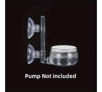 TEMU Una Bomba de Oxígeno para Acuario con Difusor de Aire, de Acrílico Transparente, Funciona Silenciosamente con un Disco de Aire de Presión, Sin Batería