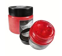 TEMU Una botella de 40G de pintura metálica, concentrada y a base de agua, ideal para artistas y principiantes. para pintar sobre , manualidades, cuero, madera, tela y cerámica