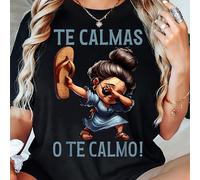 TEMU Una camiseta casual para mujer con cuello y cortas, con un diseño de fe religiosa con una estampa