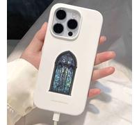 TEMU Una colección de 50 pegatinas transparentes de PET con ventanas de vidrio estilo europeo vintage para agendas y fines decorativos