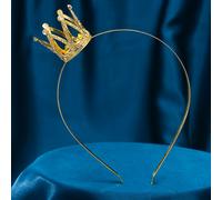 TEMU Una de corona de un solo , jugosa y , con pedrería dorada y plateada, de aleación de , para usar de , reuniones temáticas de cuentos, salidas informales y fiestas de ocio