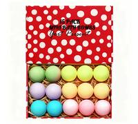 TEMU Una de regalo que contiene 15 bolas de sal de baño, una con un peso de 15G/0.53Oz, en colores y aromas . 5 diferentes, lo que la convierte en un regalo para Navidad, Halloween y Año , con un .