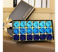 TEMU Una de regalo que contiene 18 flores de jabón artificial, para de San Valentín o como un regalo de práctico.