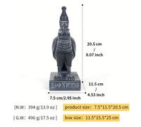 TEMU Una estatua decorativa del egipcio antiguo, ideal para Navidad y exhibición diaria, como una decoración versátil para escritorios como para jardines al , lo que la convierte en un regalo ideal.