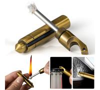 TEMU Una herramienta de versátil que un encendedor de , un rompe ventanas y un abridor de botellas, ideal para actividades al aire libre como camping y senderismo, sin batería.