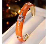 TEMU Una nueva pulsera de esmalte con estilo , que un diseño de lujo , estética vintage de moda y artesanía