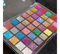 TEMU Una paleta de de ojos con de 40 colores, un kit de maquillaje con de ojos coloridas de larga duración para fiestas, festivales, en y looks glamurosos diarios