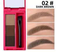 TEMU Una para cejas que un , con de marrón , marrón y marrón negro, junto con un lápiz de cejas y crema tinte para realzar el maquillaje facial