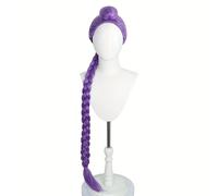 TEMU Una peluca larga con clips removibles para una coleta, en las personajes de Kpop , Mira y del anime, diseñada para cosplay. dos componentes: una peluca y una coleta que se puede unir.