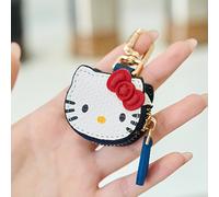 TEMU Una pequeña bolsa de almacenamiento con Hello Kitty, para guardar tus auriculares, tarjetas de acceso y monedas organizadas.