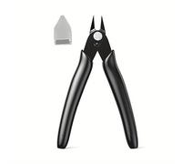 TEMU Una pieza de cortador de micro corte, herramienta de corte de alambre de precisión de 5 pulgadas, alicates de corte lateral pequeños para la fabricación de joyas y electrónica