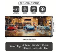 TEMU Una pieza para garaje de coches, una gran cubierta de tela para puertas de garaje - Con un diseño fácil y elegante, no requiere electricidad, ideal para diversas ocasiones al