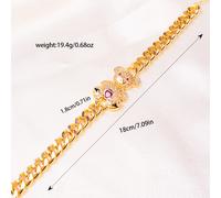 TEMU Una pulsera de oso de peluche chapada en oro con un , para de Arabia Saudita o el estilo bohemio del . Esta pieza de estilo punk retro es ideal para el uso diario un regalo de .