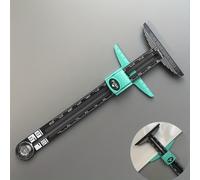 TEMU Una regla de costura versátil que funciones en una, esta calibre deslizante de plástico es para patchwork y costura. herramienta para proyectos de costura un gran regalo para las fiestas.